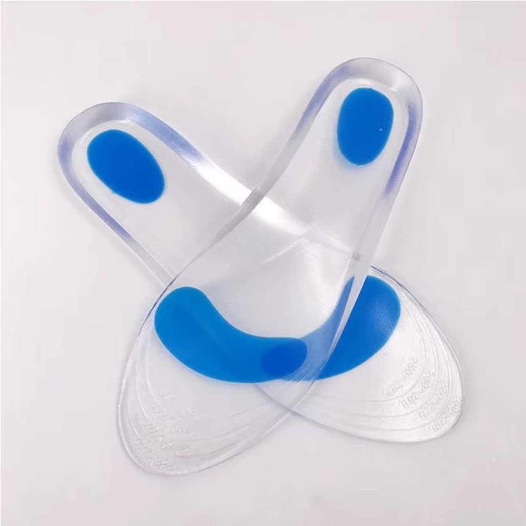 Palmilha 100% Silicone Ortopédica Fascite Gel Anti Impacto