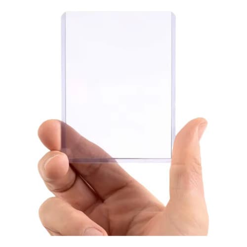 Plástico Sleeve Toploaders Com Película Protetora 3x4 Rígido Para Carta Cards Pokémon Basquete Magic