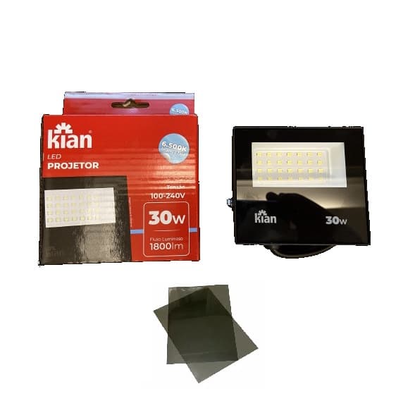 Refletor Kian 30w + 2 películas polarizadoras para tatuagem