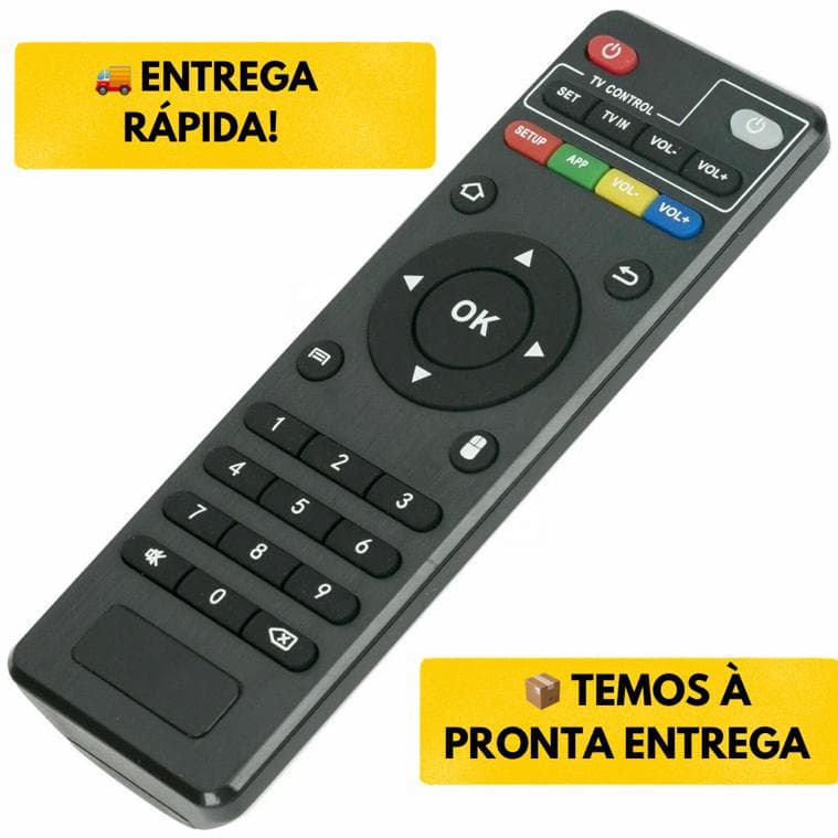 Controle Remoto Tv Box Pro 4k Universal melhor preço