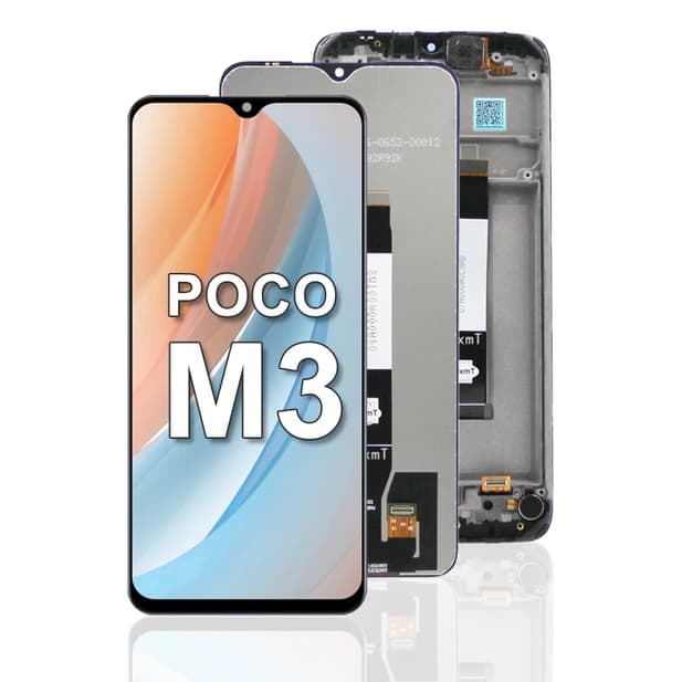 VIVID Display Para Xiaomi Poco M3&Poco M2&Note 9&Redmi 9T Frontal Tela Lcd Com Aro