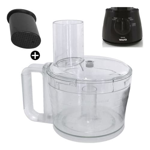 Jarra Multiprocessador Para Philips Walita Ri7620 Ri7625 Preto