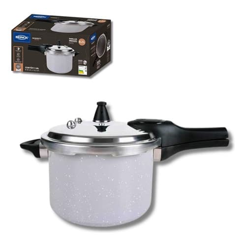 Panela De Pressão Antiaderente Cerâmico Indução 4.2l Cinza - Brinox