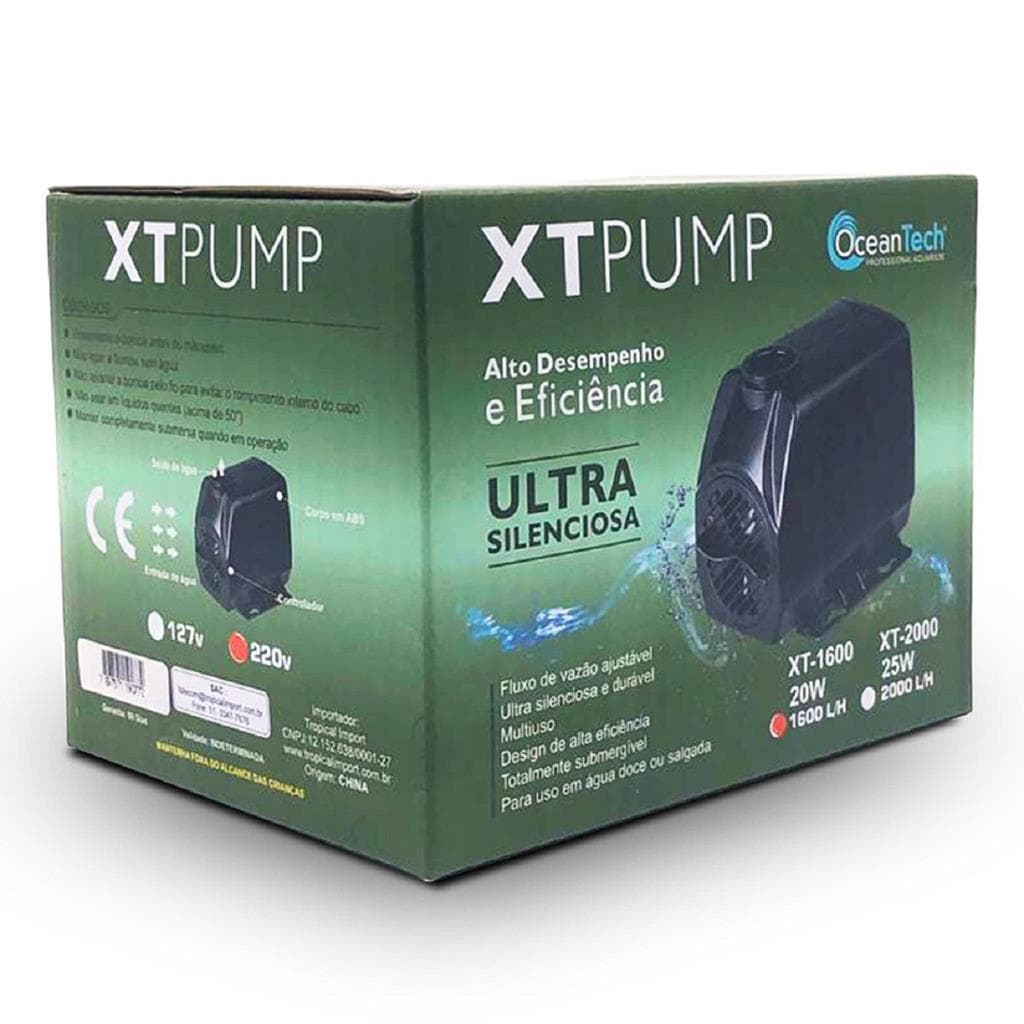 Bomba Submersa Ocean Tech XT 1600 - 20W 1600L/h