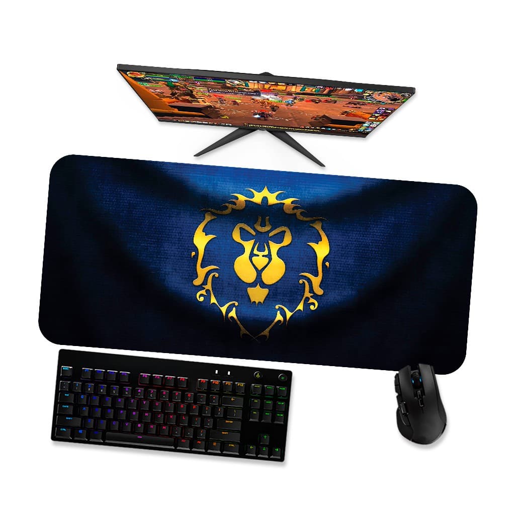 Mouse Pad Gamer Grande  WOW Alliance  90x40 80x40 60x40 70x30 45x40
