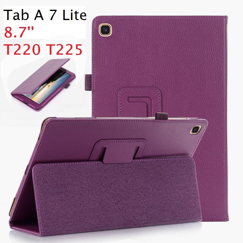 Capa Coque Para Samsung Galaxy A7 Lite 2021 8.7 T220 T225 A9 8.7 Polegadas SM-X110 X115 Magnética De PU Funda