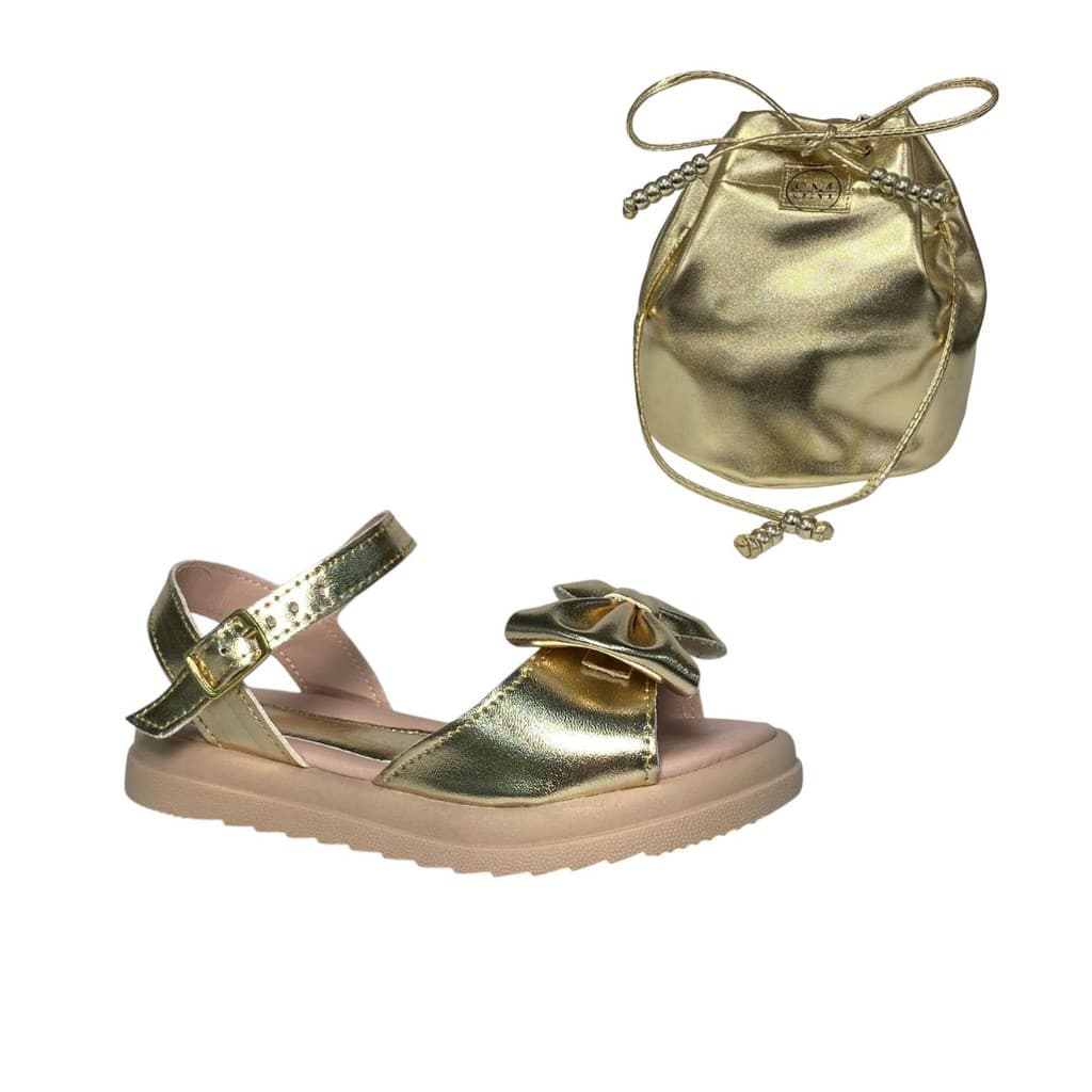 Sandalia Kit Infantil Menina Confortável Fofo 20 Ao 34