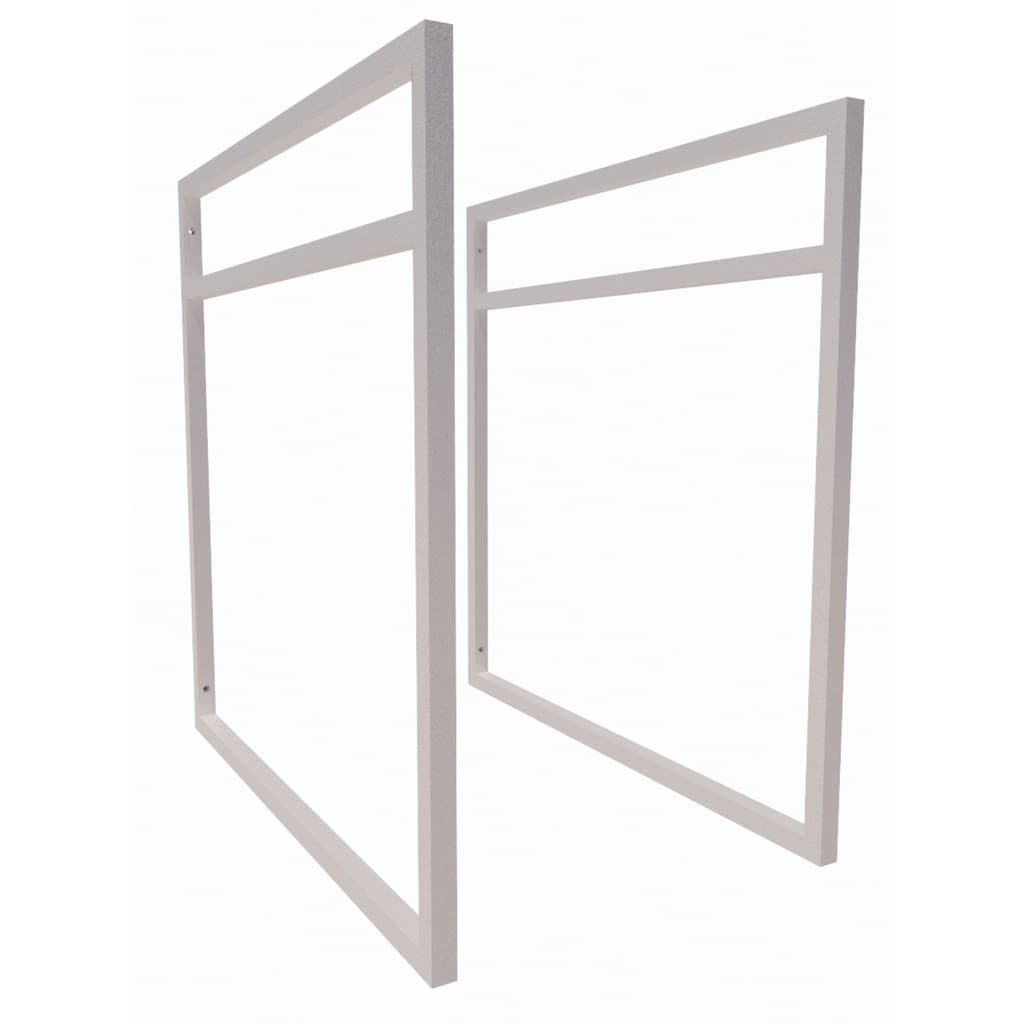 2 Peças Suporte Prateleira Nicho Industrial 45cm Aço Parede Cozinha Micro-ondas