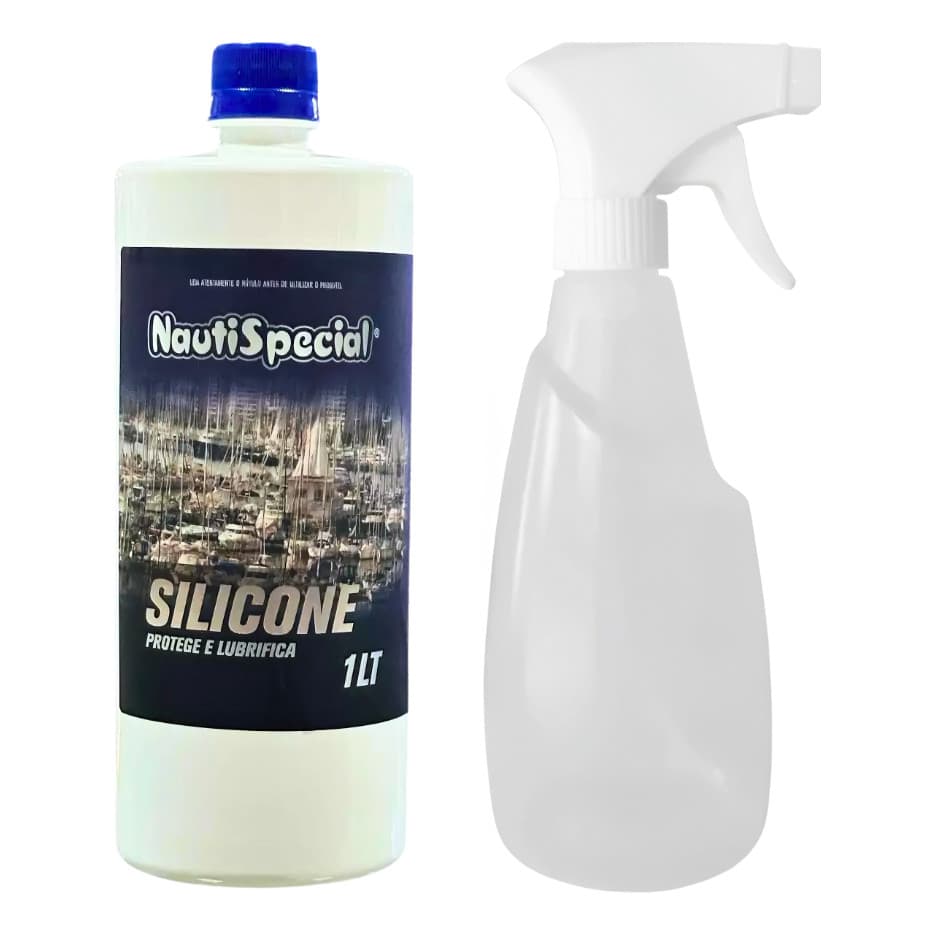 Silicone Náutico + Borrifador Protege Lubrifica Nautispecial