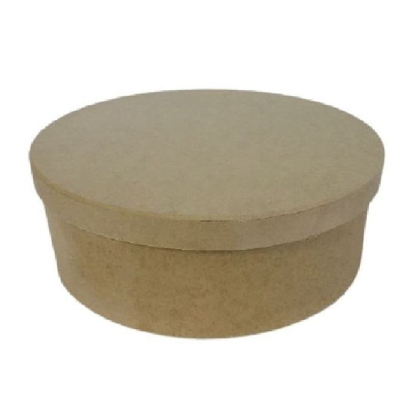 6 kit de caixas 30x12 e 20x7 redondas em mdf multiuso decorativas