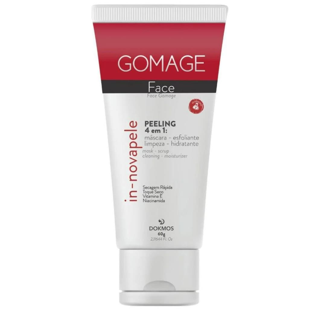 Gomage Creme Clareador Facial 4 Em 1 Hidrata Limpa Esfolia Mascara Toque Seco Peeling