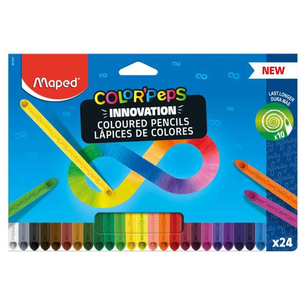Lápis de Cor Color'Peps Infinity 24 Cores - Maped