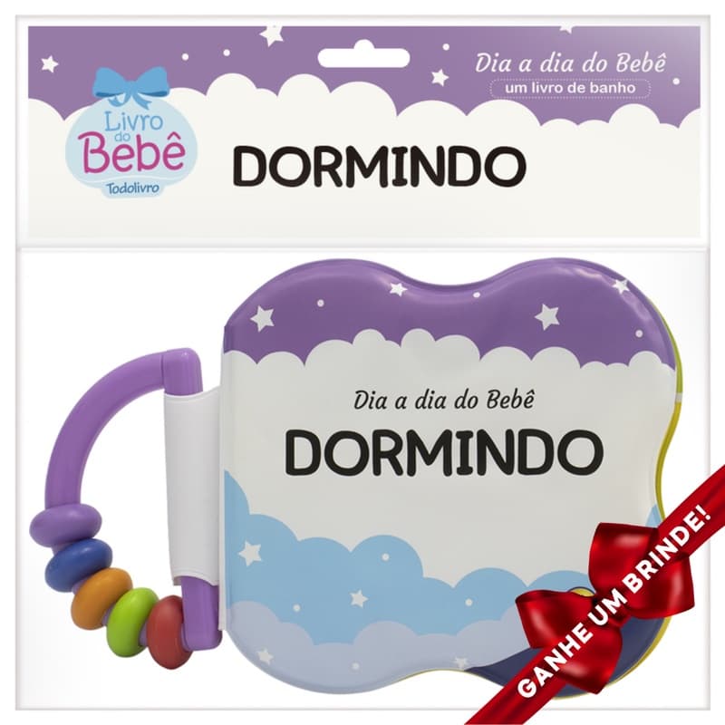 Livro Dia a dia do Bebê - Um Livro de Banho: Dormindo SBN Crianças Filhos Infantil Desenho História