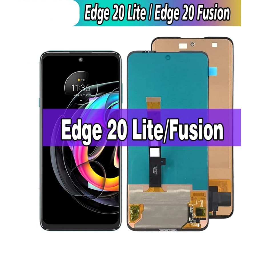6.7" Premium Incell Tela Para Moto Edge 20 Lite&Edge 20 Fusion Frontal Touch Display Compativel XT2139-1