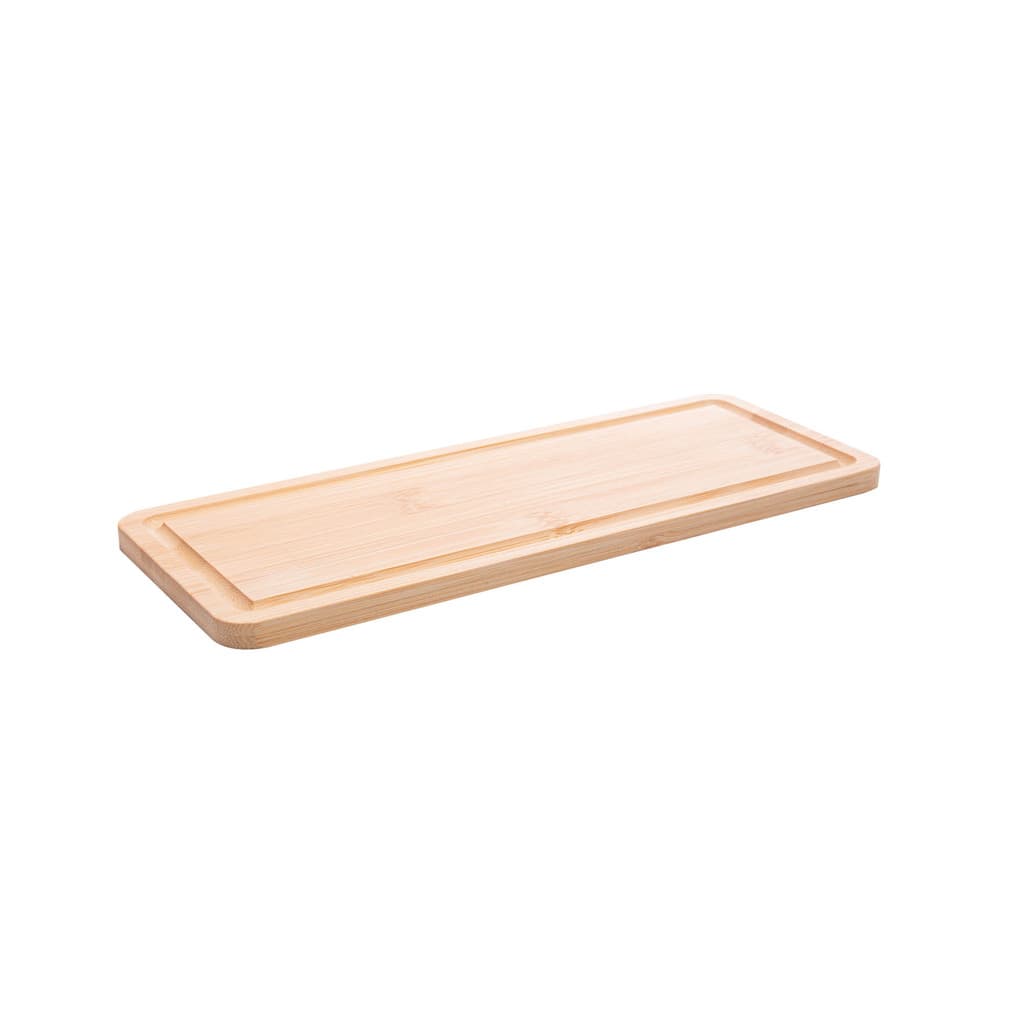 Bandeja de Bambu Hire 28x11x1,5cm Lyor Travessa para servir