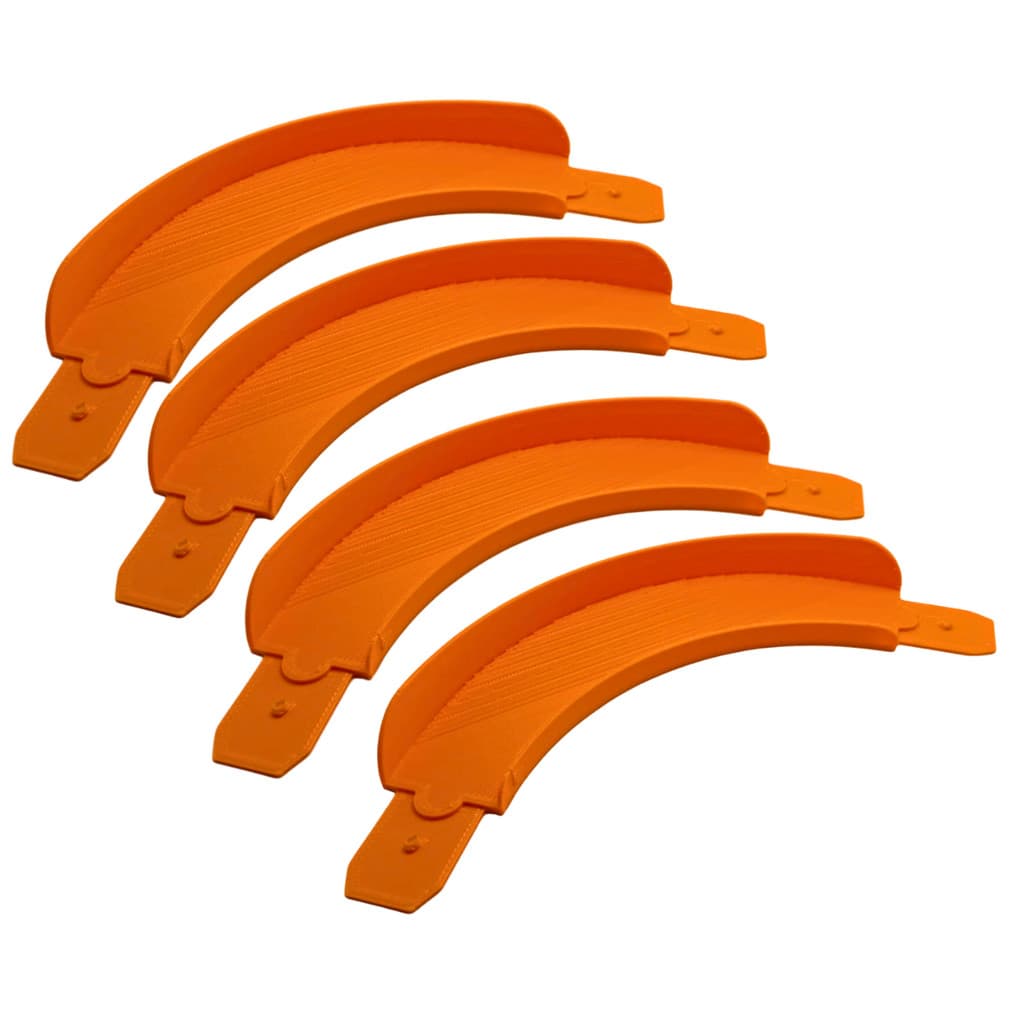 Kit 04 Hot Wheels - Pista Curva 90° para Carrinhos de Escala
