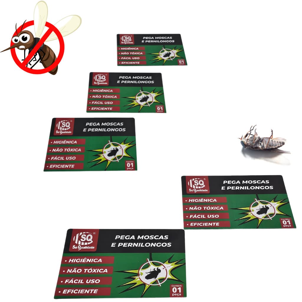 KIT 5, 10 e 20 unidades Pega Mosca Mosquito Inseticida C Cola