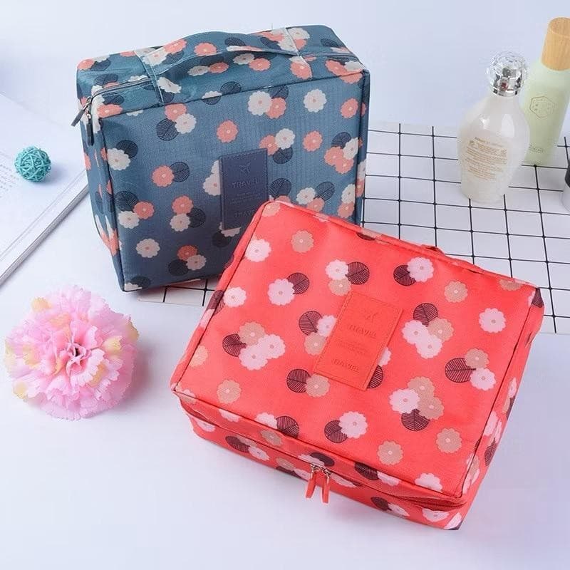 Necessaire Bolsa de Viagem Organizador de Objetos de Higiene Pessoal Com Divisória