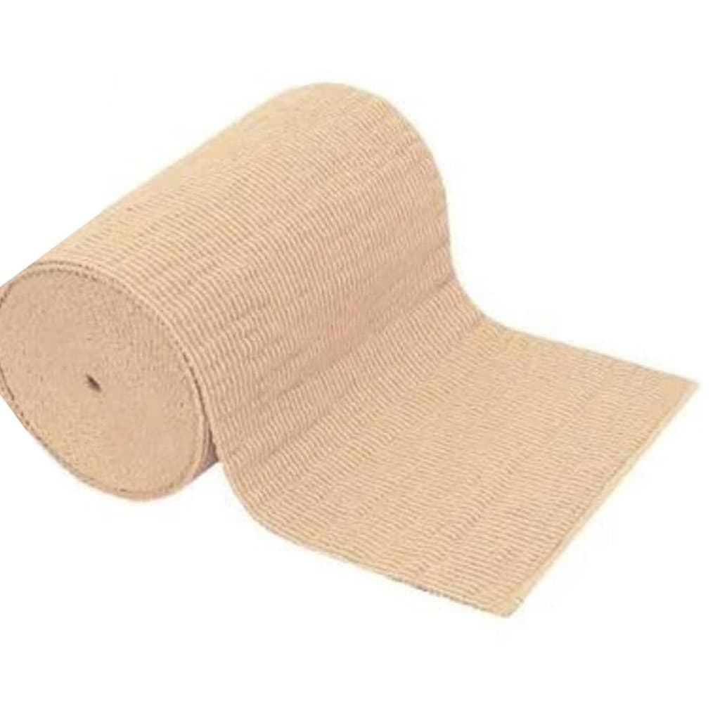 Bandagem Elástica 10cm x 2,60m Atadura Média Compressão Faixa Ortopedia Enfermagem Varizes Unicenter