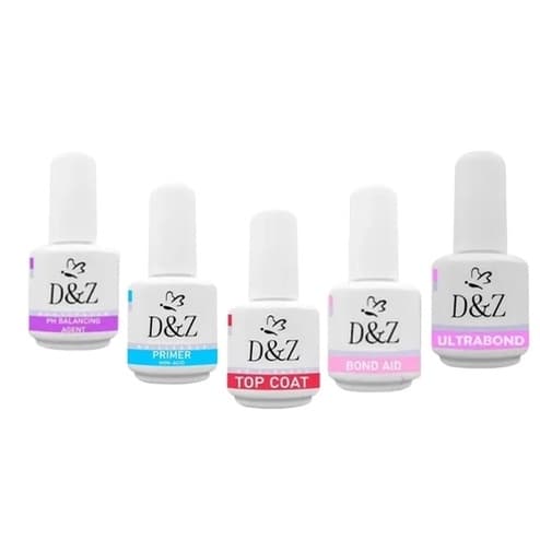 Preparadores Para Alongamento de Unha Top Coat Primer Ph Balancing Ultrabond 15ml D&Z