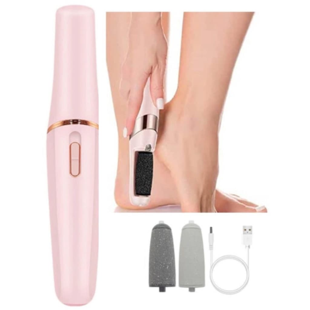 HYQ1711 Lixa Lixadeira Esfoliador Elétrica Pé Calos Recarregável Usb