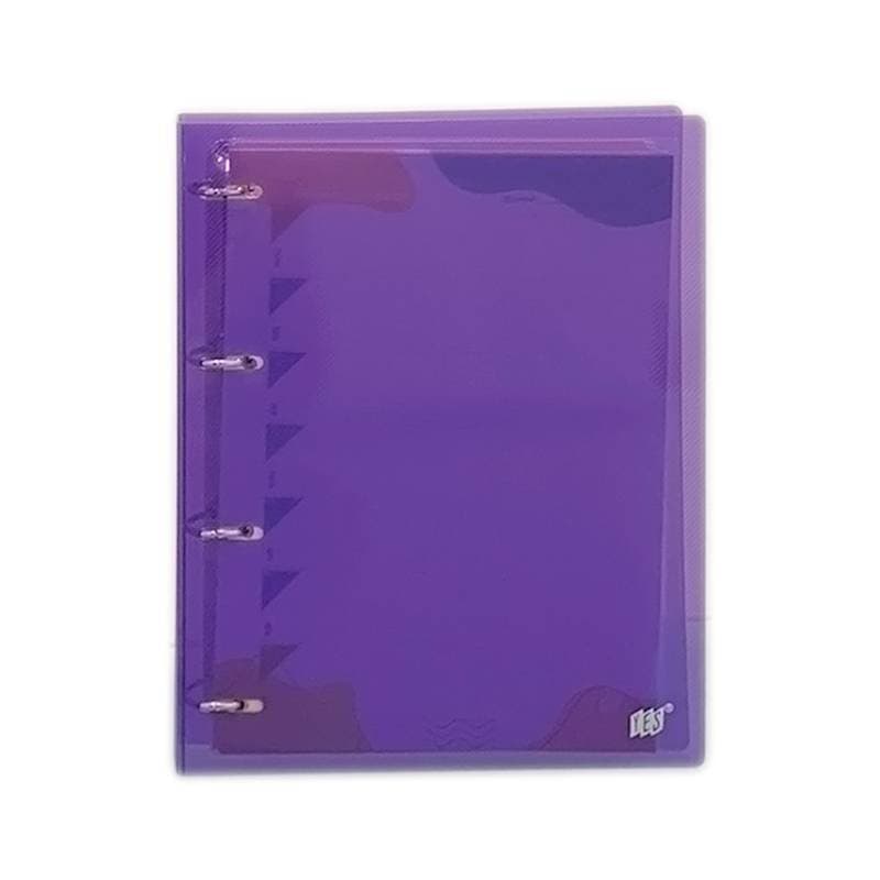Fichário Tamanho Universitário A4 96 Folhas Transparente Roxo Yes