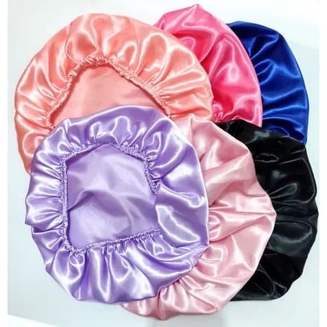 Touca De Cetim Anti-frizz Cores Sortidas