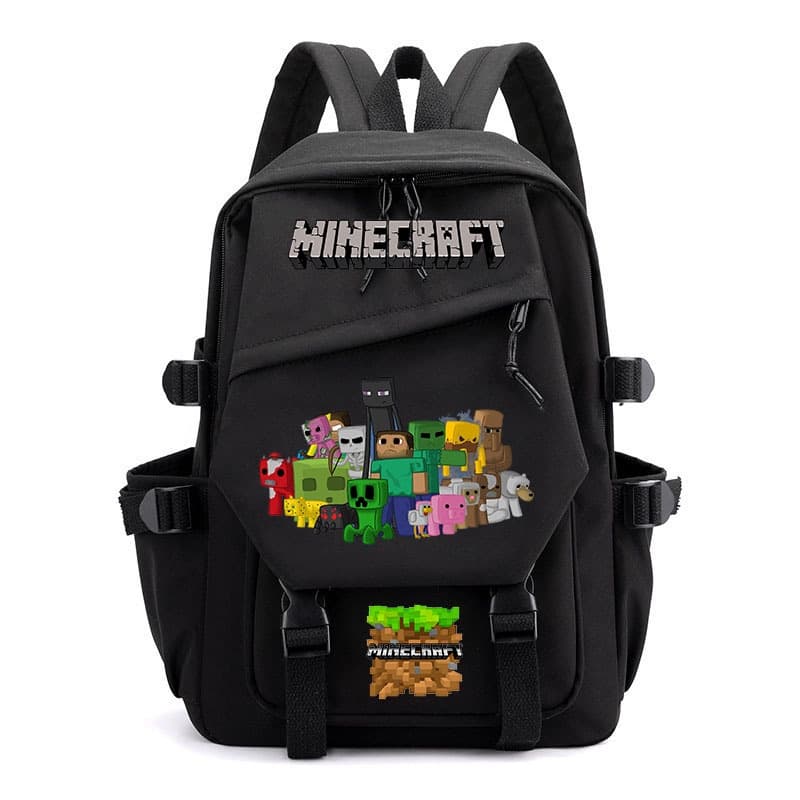 Mochila escolar dos desenhos animados jogo Minecraft mochila crianças japonês dos desenhos animados mochila estudante gr