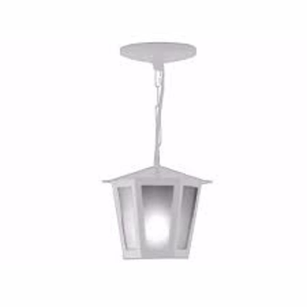 PENDENT COLONIAL ILUMINAÇÃO AÇO FOSFOTIZADO BRANCO (L-1-C) IDEAL