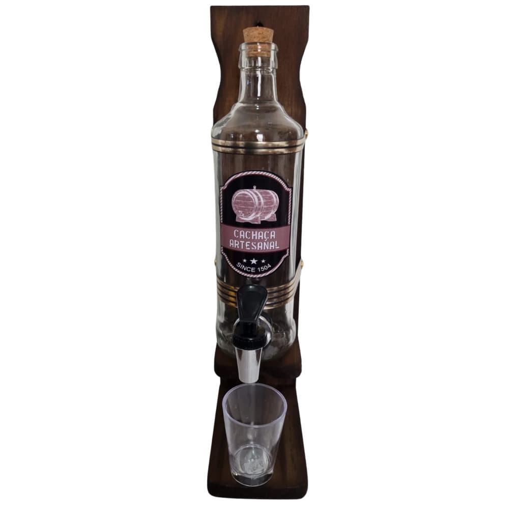 Pingometro Dosador De Bebidas Porta Pinga Cachaça 600 ML