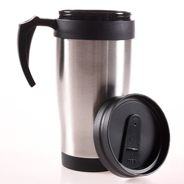 Caneca Termica Para Viagem Aco Inox 400ml Com Tampa