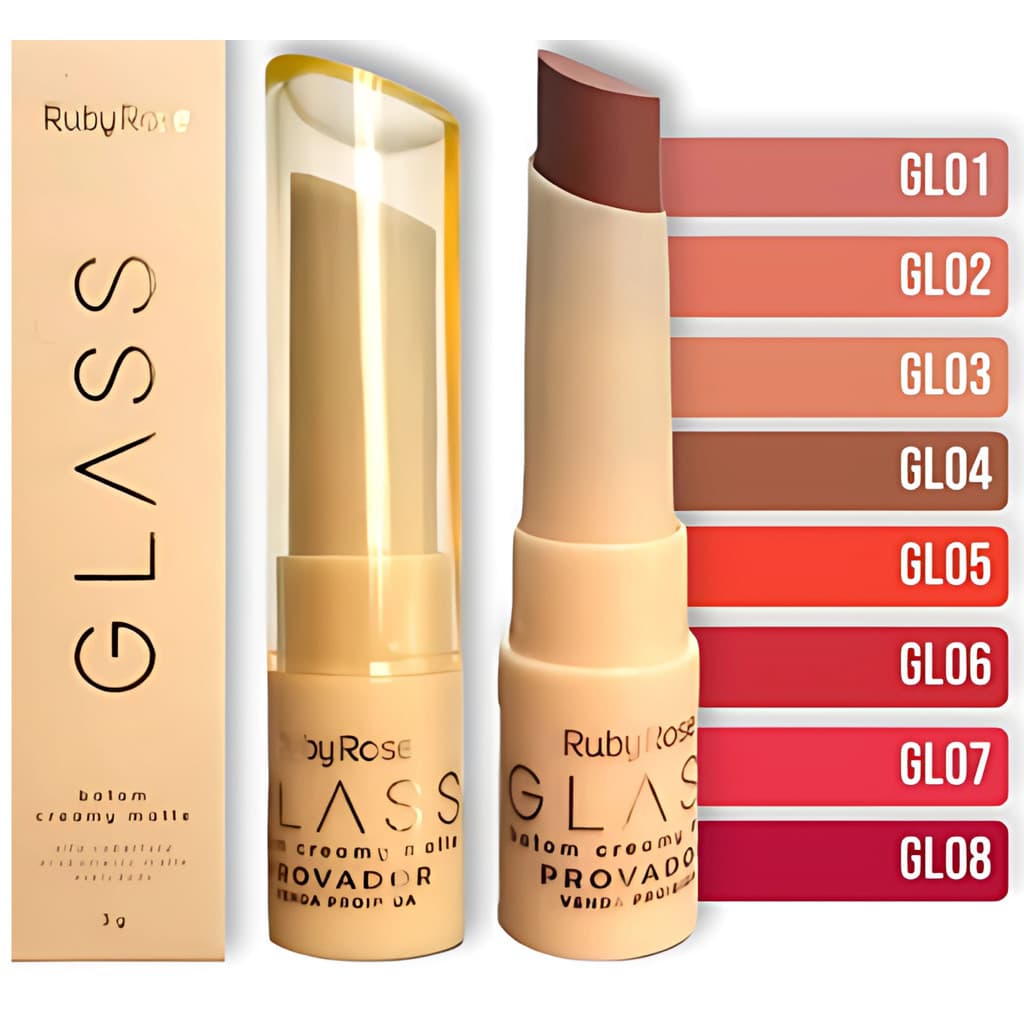 BATOM CREAMY MATTE GL07 GLASS  RUBYROSE