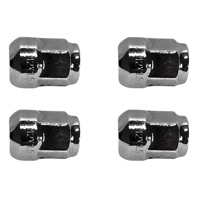 Porca Cromada Esferica Chave 19 Honda Fit EX LX DX EXL E City EX LX DX EXL Novo 4 Unidades