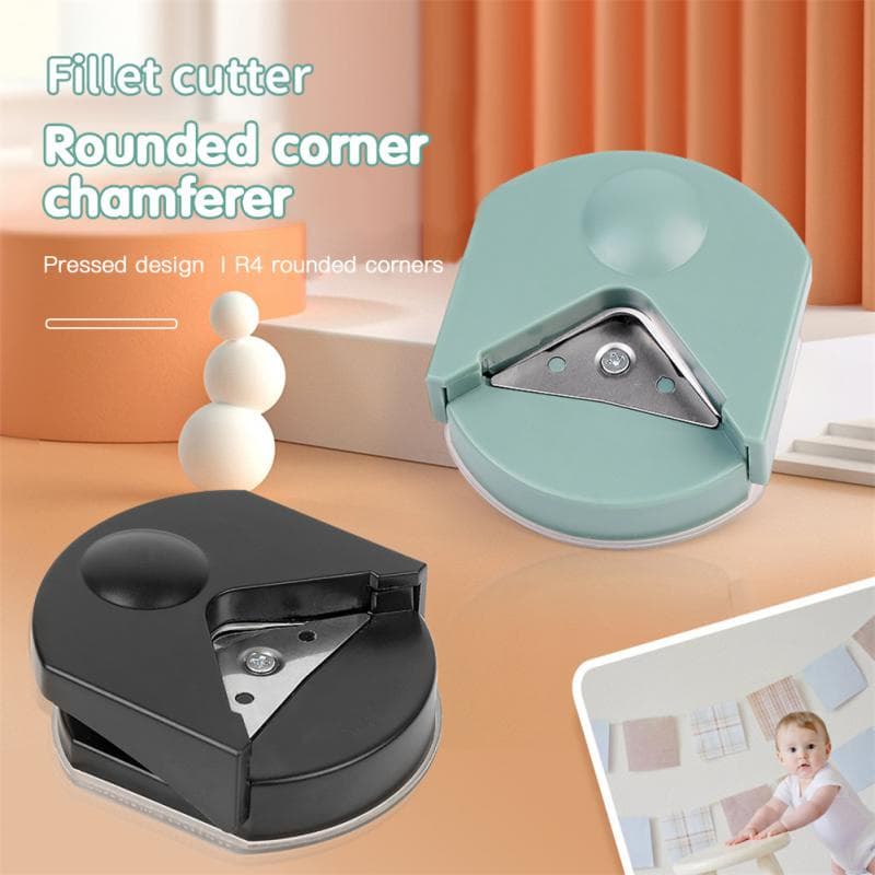Cortador De Papel De Cantos E Arredondamento Filme Plástico PVC Chanfro