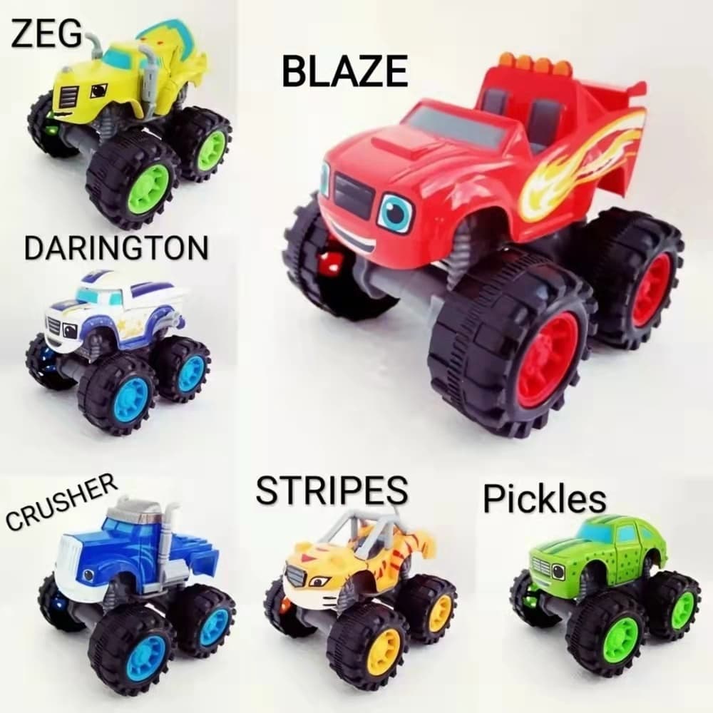Futuro online6 Carrinhos De Fricçao Blaze Monster Machine Racer Brinquedo