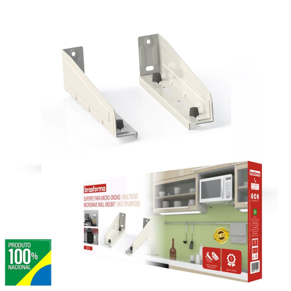 Suporte de Parede p/ Microondas Bebedouro SBR5.0 - Brasforma