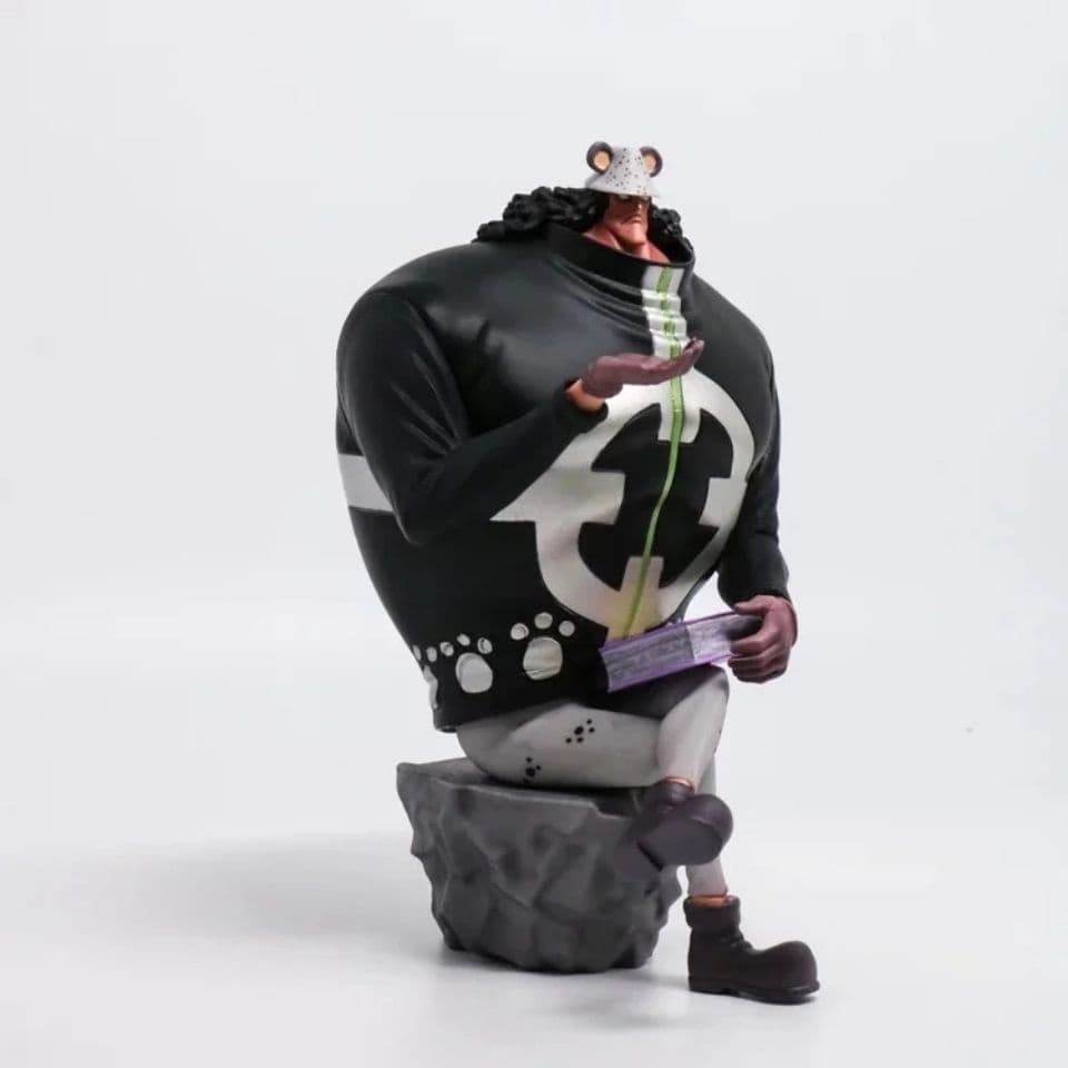Estoque pronto peça única peça única peça única Shichibukai tirano grande urso figura jogar Boutique ornamentos presente