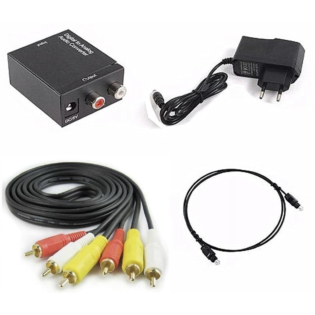 Kit De Áudio Conversor Óptico , Digital Para Analógico  !