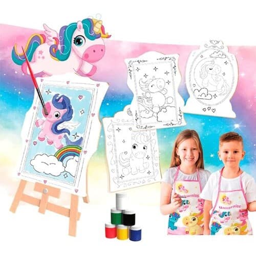 AMIGAO SUPER KIT PINTURA UNICORNIOS