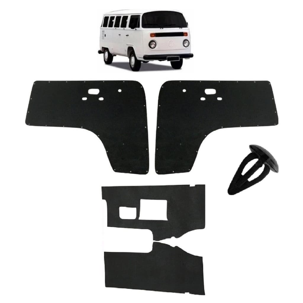 Revestimento oculos porta kombi 76/97 papelao forro c furo