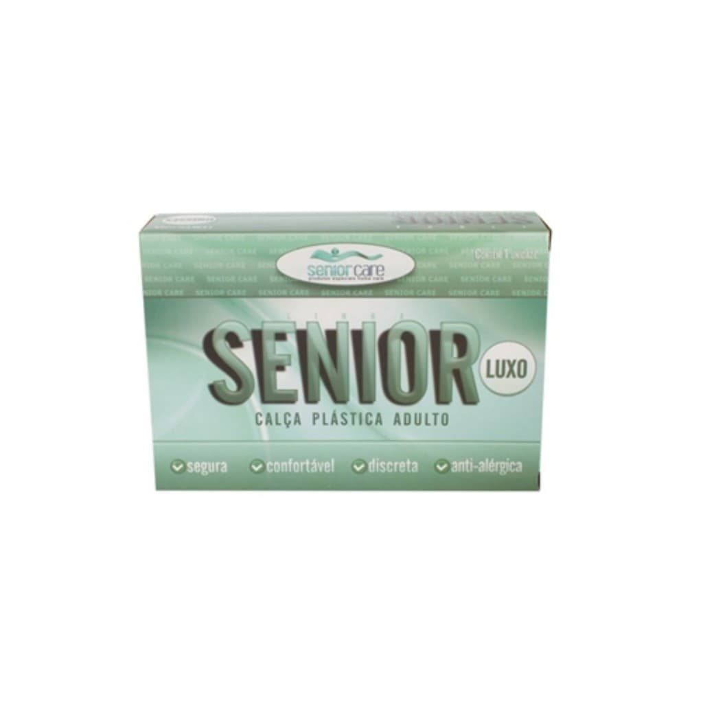 Calça Plástica Geriátrica Senior Luxo Sem Botao Cor Bege