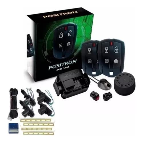 Alarme Positron Ex360 Cyber + Trava Eletrica 4 Portas Universal