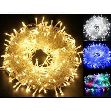 Pisca Pisca Natal Cordão 200 Leds 20m 8 Funções Varias Cores 110V