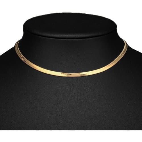 Colar Feminino Gargantilha Choker Laminada Folheado A Ouro Exclusivo Premium