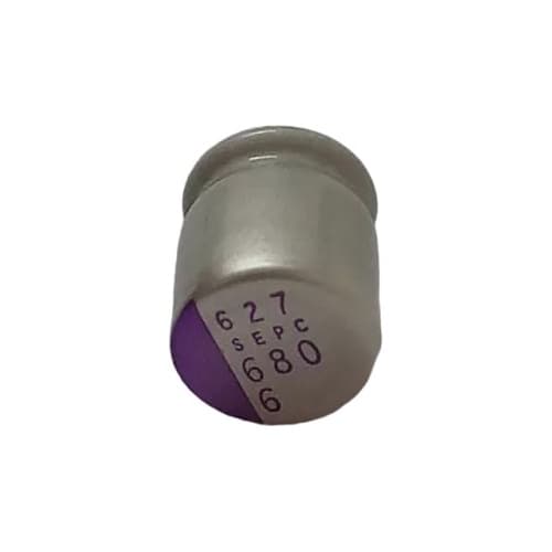 Capacitor Eletrolítico Sólido 680ufx6v - Kit Com 10 Peças