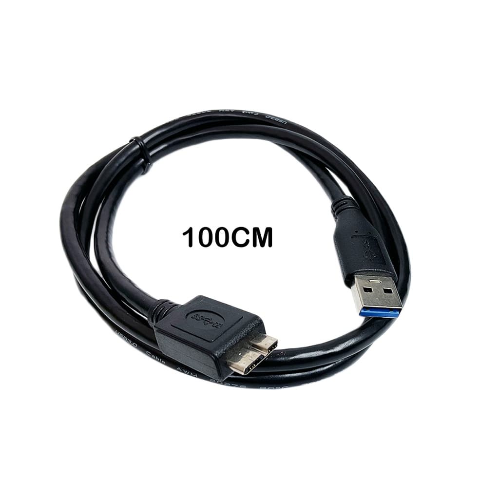 Cabo Usb 3.0 Micro USB Type-B Para Hd Externo Seagate Toshiba 100CM