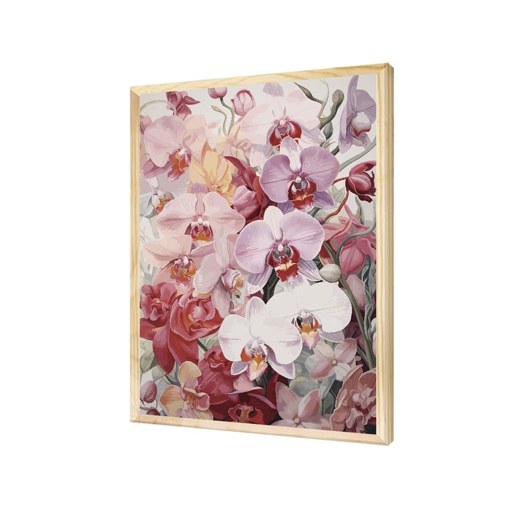 Quadro Flores Rosa Plantas Natureza Jardim