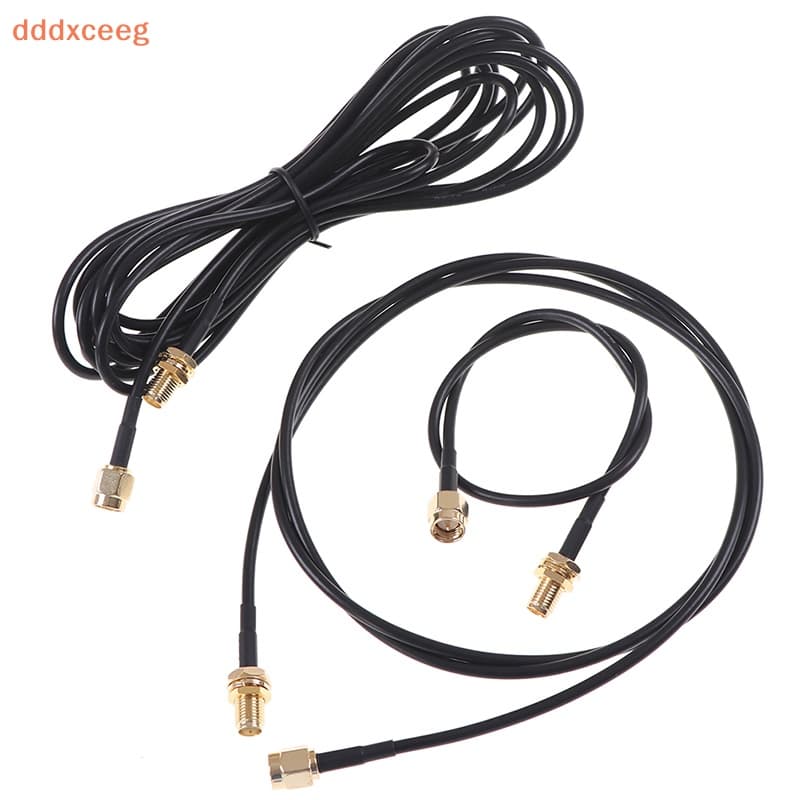[Ddddxceeg] 0.3-5M Cabo SMA Macho Para Fêmea RG174 Adaptador De Conector De RF De Antena WIFI