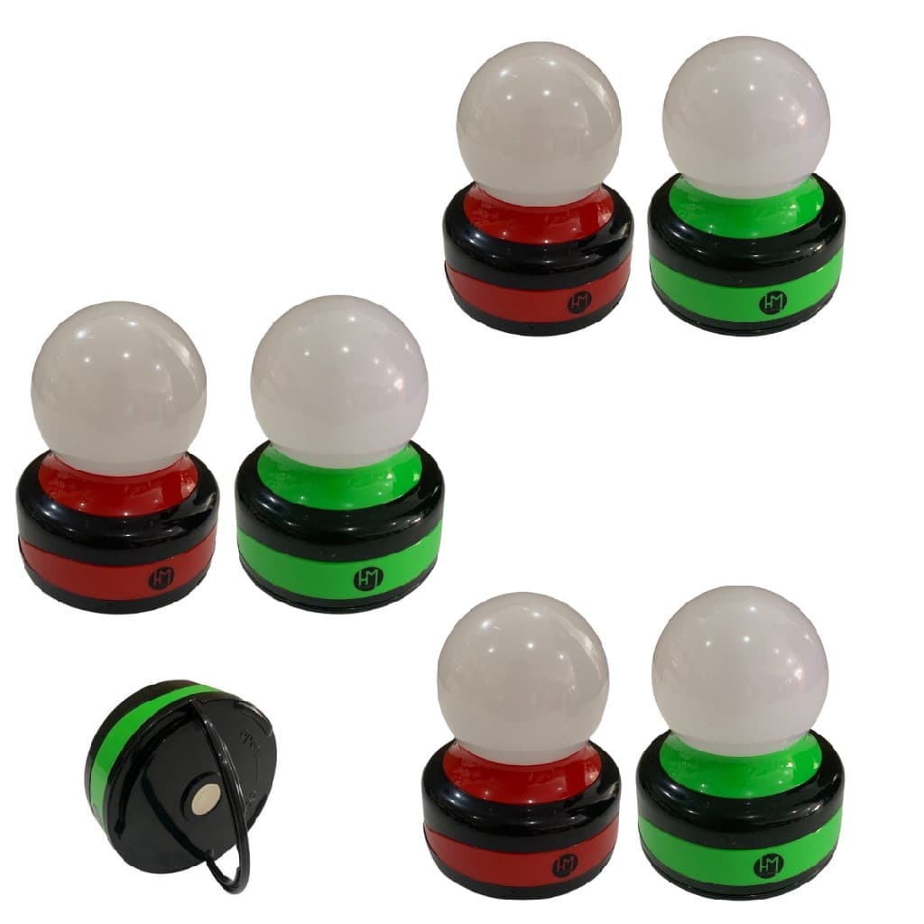 Kit 6 Abajur Luminária Com Led e Imã a Pilha Multiuso