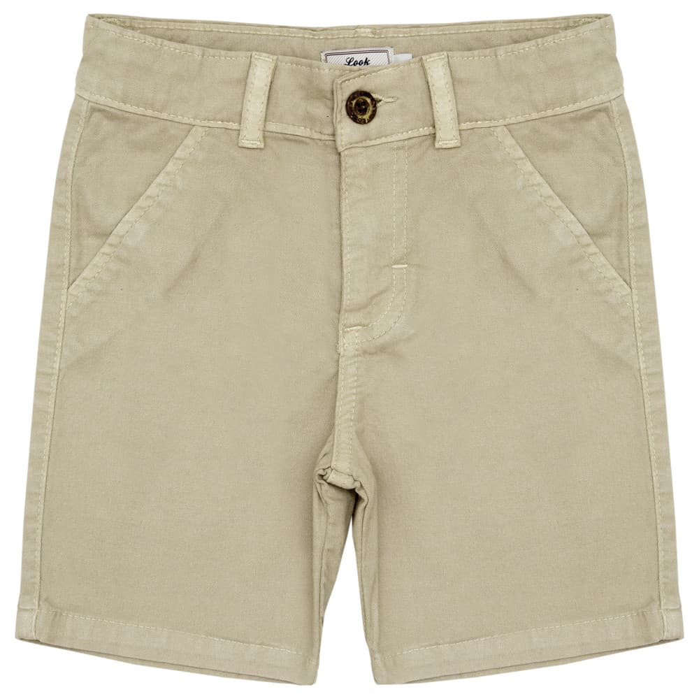 Shorts Infantil Look Jeans Sarja Collor